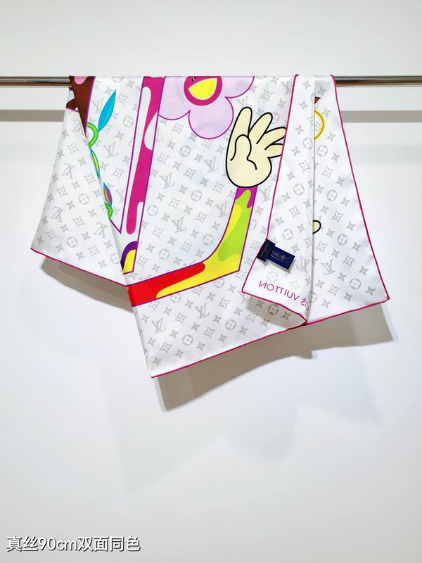 LV silk scarf 90X90cm E 112808